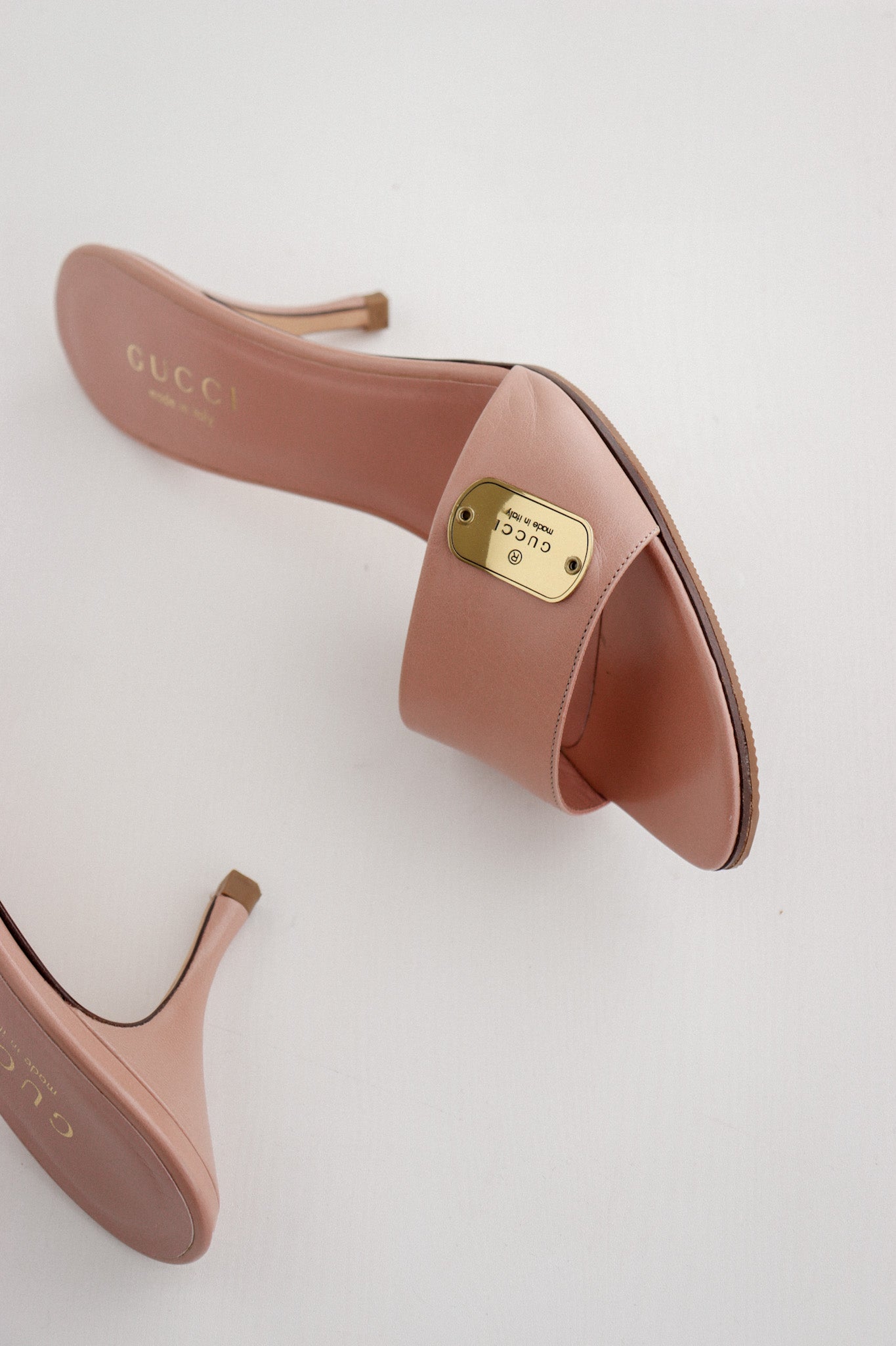 Vintage Gucci Mules Tag 37.5