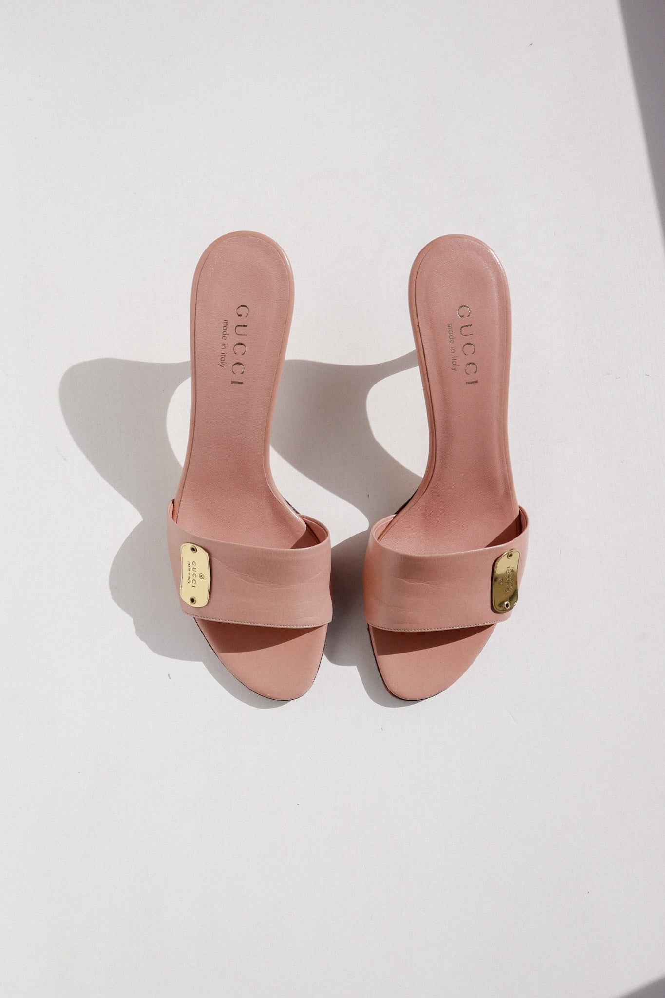 Vintage Gucci Mules Tag 37.5