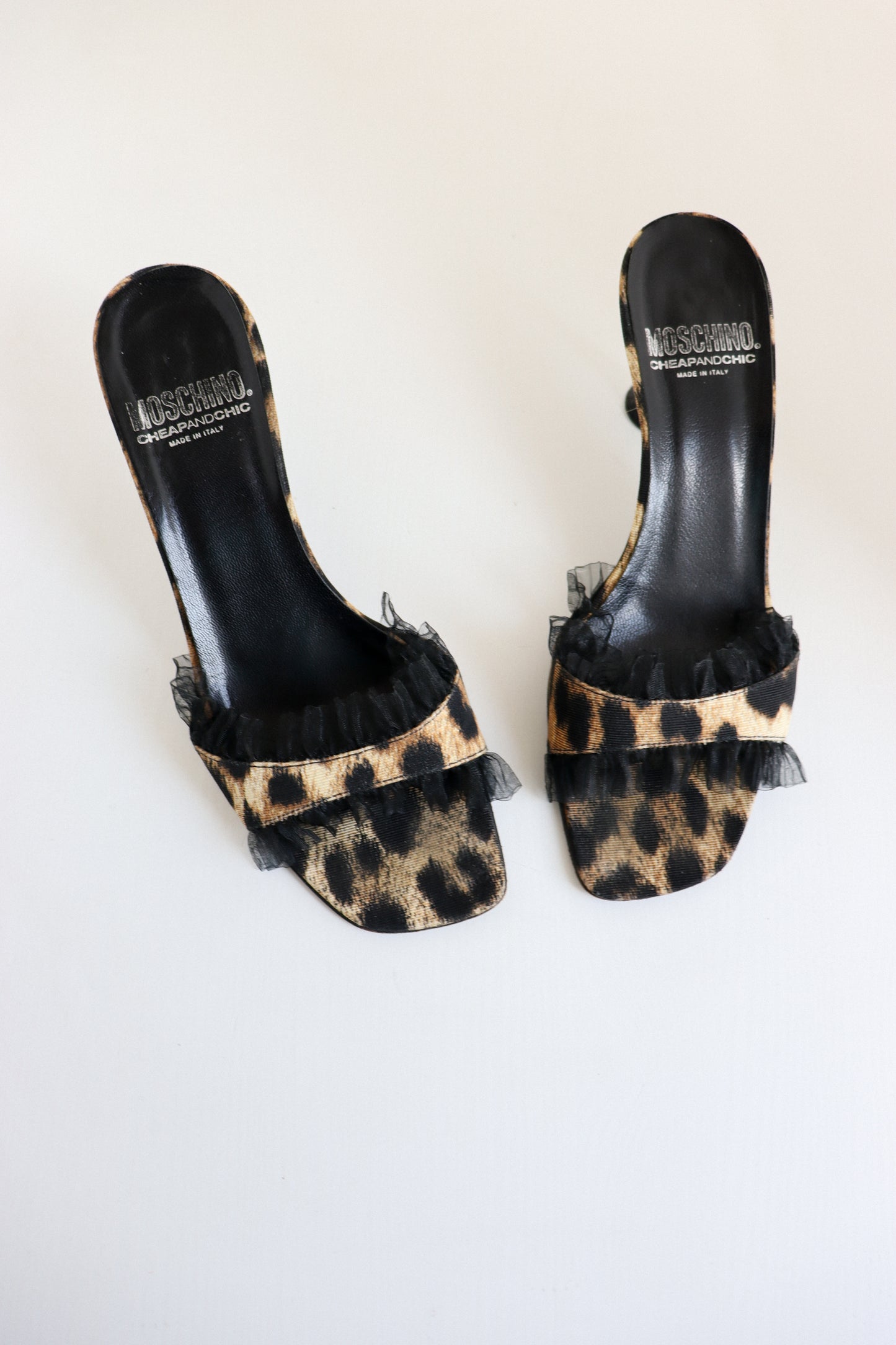 Vintage Moschino Leo Mules 36.5