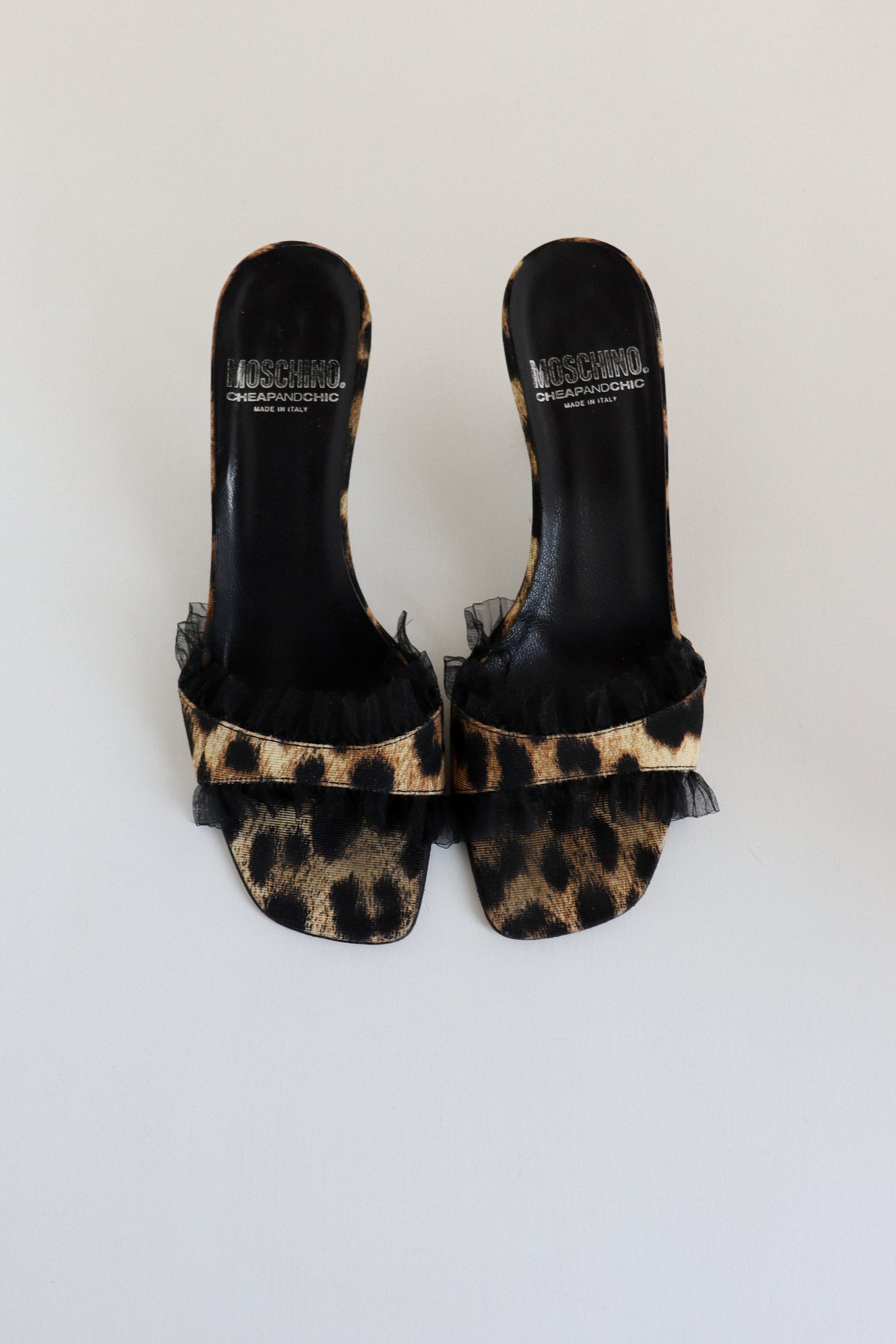 Vintage Moschino Leo Mules 36.5