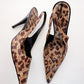 Vintage Dolce & Gabbana Leopard Slingbacks 37.5