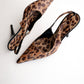 Vintage Dolce & Gabbana Leopard Slingbacks 37.5
