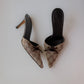 Vintage Gucci Bow Mules 37