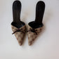 Vintage Gucci Bow Mules 37