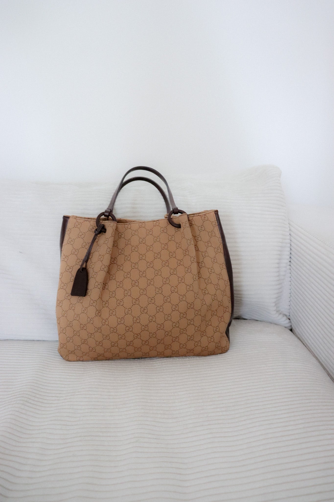 Vintage Gucci Monogram Shoulder Bag