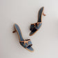 Vintage Louis Vuitton Denim Mules 36.5