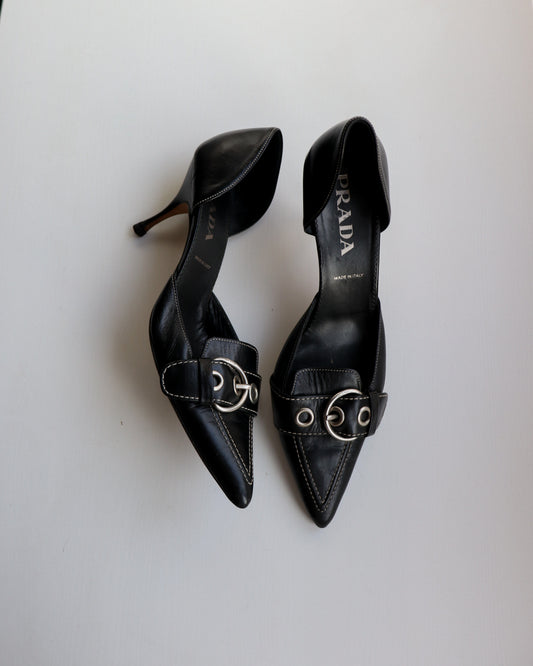 Vintage Prada Kitten Heels 38.5